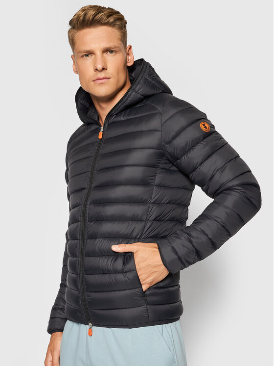 Giubbotto piumino D30650M GIGA13 Nero Regular Fit