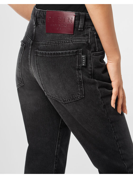 PHILIPP PLEIN PHILIPP PLEIN Jeansy 27203 Czarny Straight Fit
