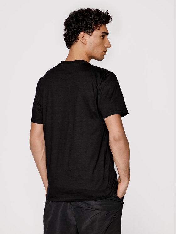 T-shirt KLASYK Ts Jackart 1121 Nero Regular Fit