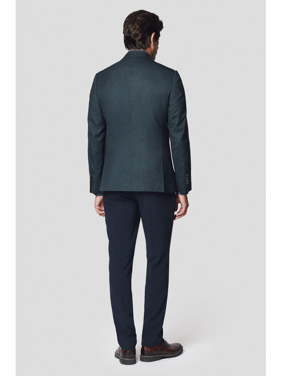Lancerto Lancerto Marynarka Loiano MA131224000008 Zielony Slim Fit