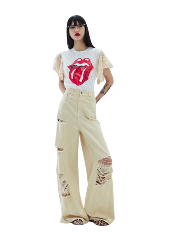 Aniye By Aniye By Jeans 185575 Beige Regular Fit