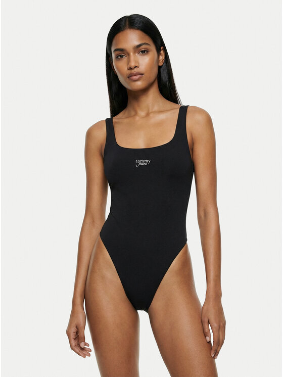 Tommy Jeans Body DW0DW22311 Negru Slim Fit