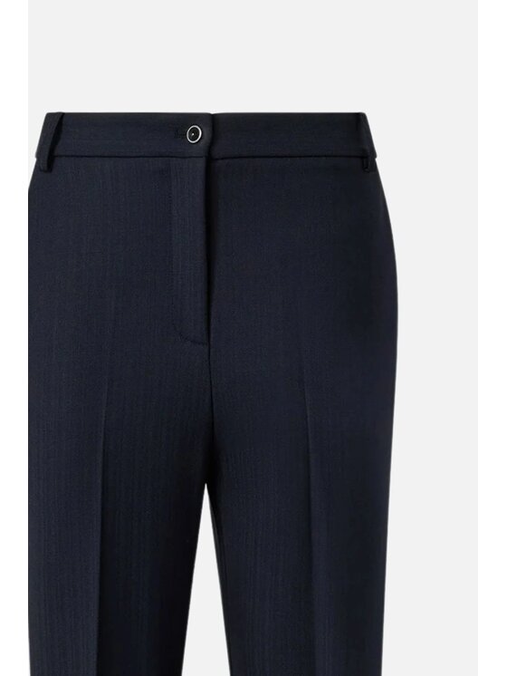 PINKO PINKO Spodnie materiałowe Pleoine Granatowy Regular Fit