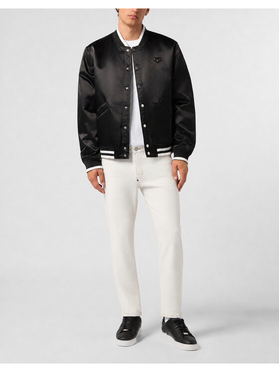 PHILIPP PLEIN PHILIPP PLEIN Jeansy 30580 Biały Slim Fit