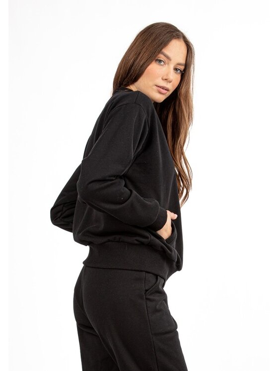DKaren Sport DKaren Sport Bluza DK-K-B24 Czarny Classic Fit
