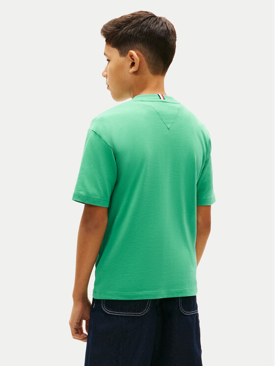 Tommy Hilfiger Tommy Hilfiger T-krekls KB0KB10267 Zaļš Regular Fit