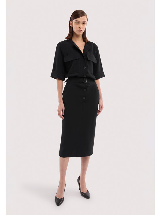 Trussardi Trussardi Sukienka wieczorowa 7489A001813N033 Czarny Regular Fit