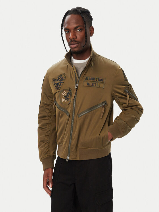 Aeronautica Militare Яке бомбър 262AB3077UCT04361 Каки Regular Fit