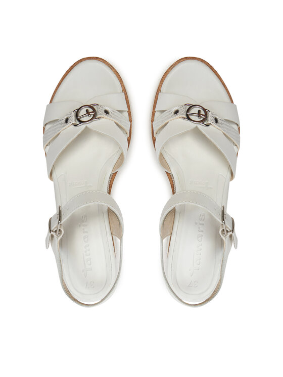 Tamaris Tamaris Sandály 1-28010-42 Bílá