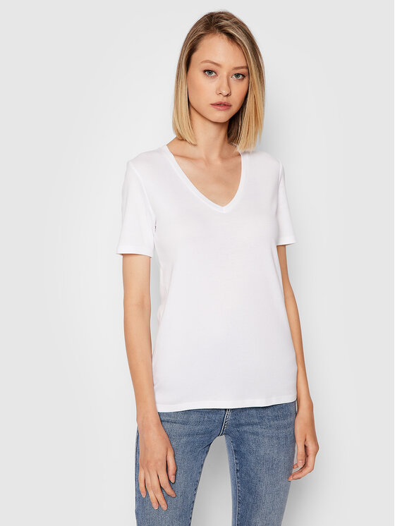 United Colors Of Benetton Tričko 3GA2E4230 Biela Regular Fit