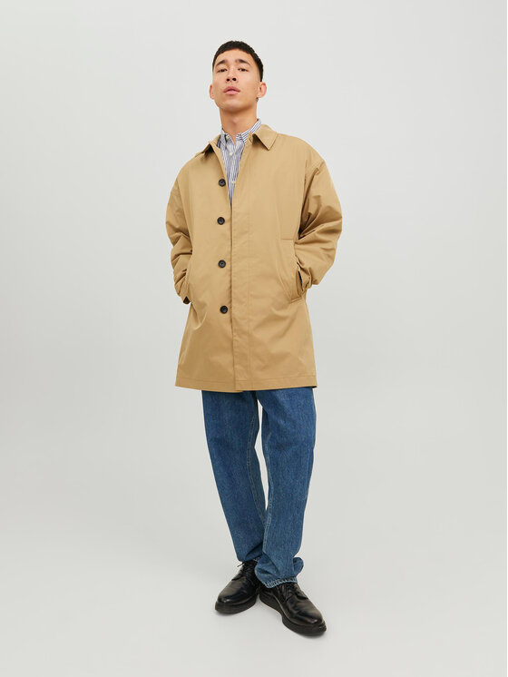 Jack&Jones Jack&Jones Płaszcz przejściowy 12237692 Beżowy Regular Fit