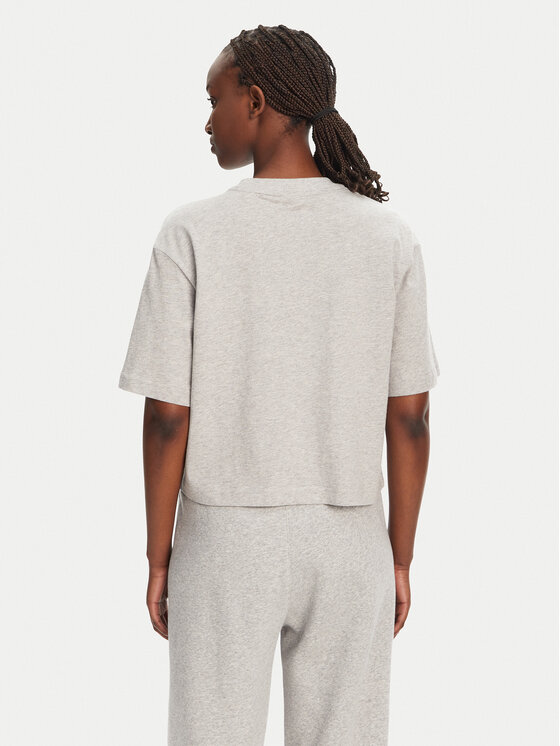 adidas adidas Majica Essentials Big Logo Boyfriend JG8738 Siva Loose Fit