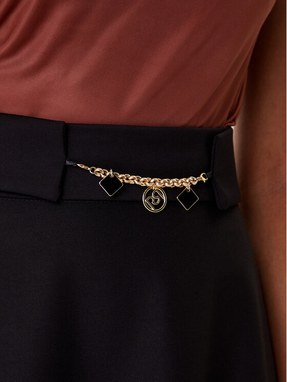 Rinascimento Rinascimento Trapézová sukňa CFC0126216003 Čierna Regular Fit