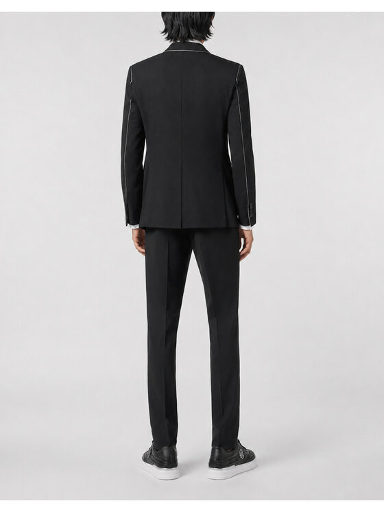 PHILIPP PLEIN PHILIPP PLEIN Chino kalhoty 31289 Černá Chino Fit