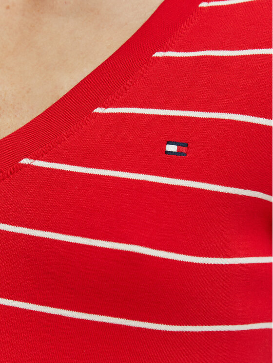 Tommy Hilfiger Tommy Hilfiger Marškinėliai New Cody WW0WW40584 Raudona Slim Fit