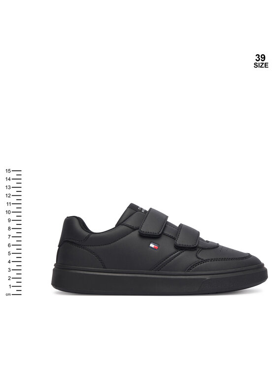 Tommy Hilfiger Tommy Hilfiger Sneakersy Low Cut Velcro Sneaker T3X9-35240-1355 S Černá