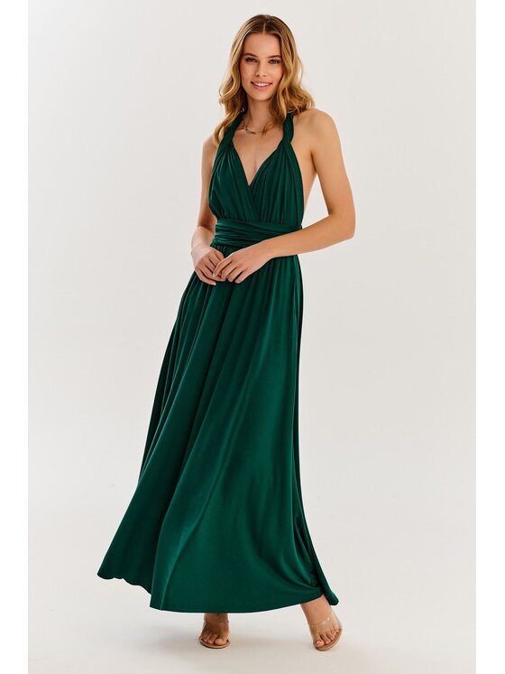 NAOKO NAOKO Sukienka codzienna Forest Dream Zielony Regular Fit