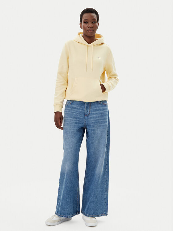 Tommy Jeans Tommy Jeans Суитшърт Flag DW0DW19958 Бежов Regular Fit