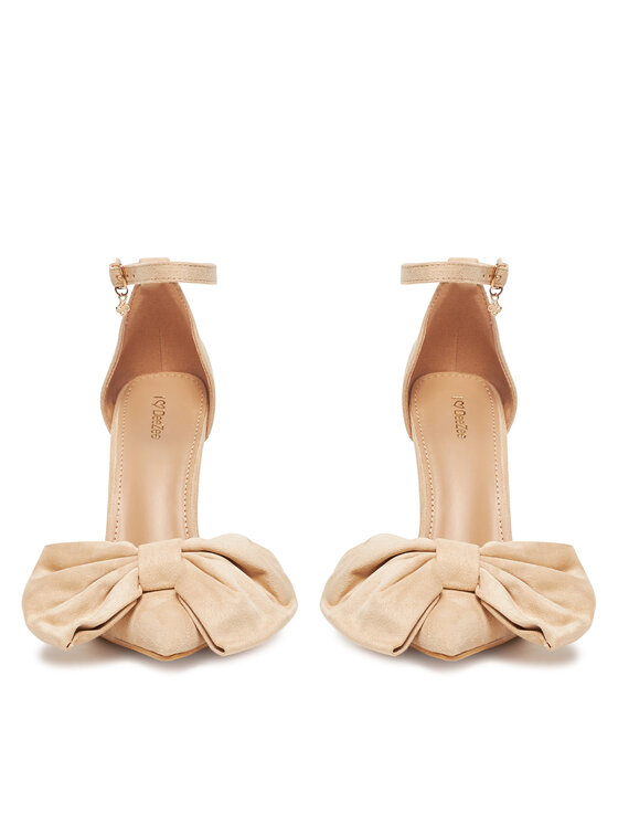 DeeZee DeeZee Pantofi cu toc subțire HT6176-57 Bej