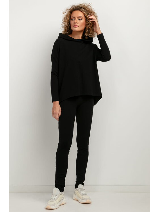 Tessita Tessita Spodnie dresowe T382 Czarny Slim Leg
