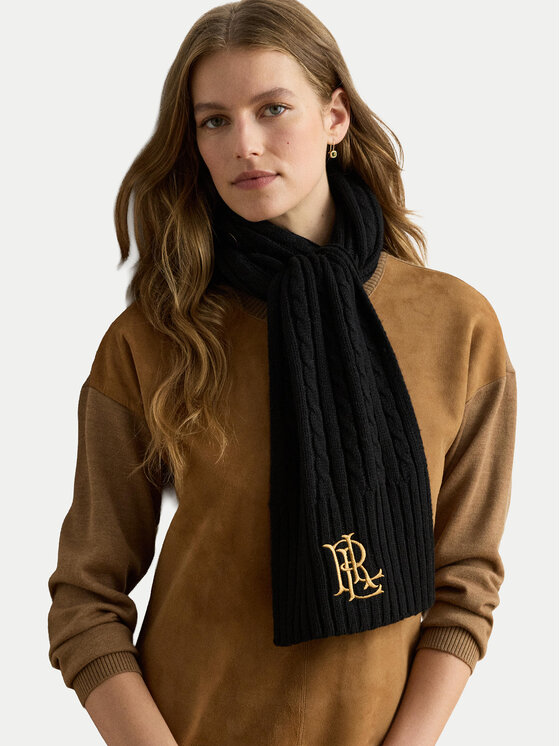 LAUREN RALPH LAUREN LAUREN RALPH LAUREN Szalik 454P23506003 Czarny
