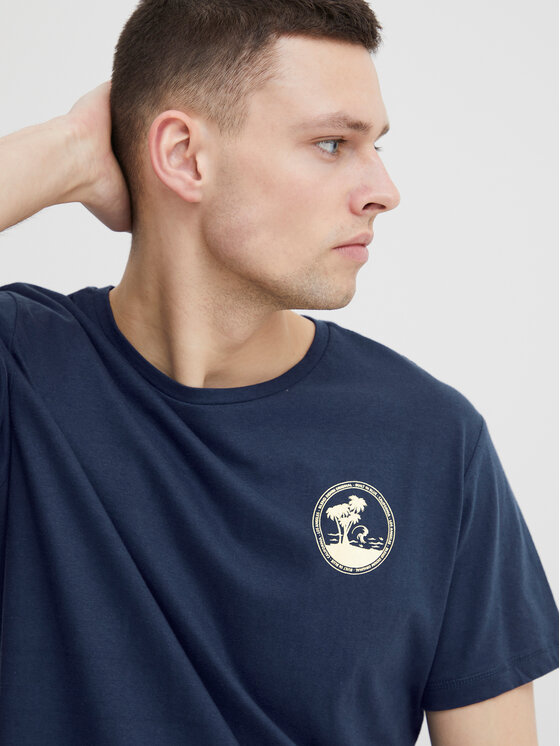 T-shirt 20715320 Blu scuro Regular Fit