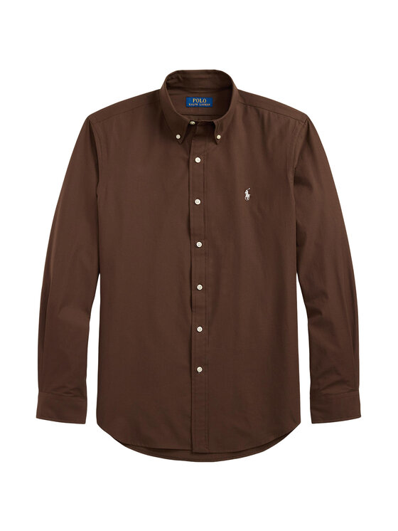 Polo Ralph Lauren Polo Ralph Lauren Koszula 710929349505 Brązowy jasny Custom Fit
