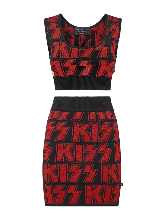 PHILIPP PLEIN PHILIPP PLEIN Úpletové šaty 30946 Čierna