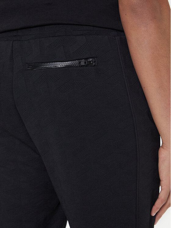 BOSS BOSS Teplákové kalhoty Mirror Long 50549713 Černá Regular Fit