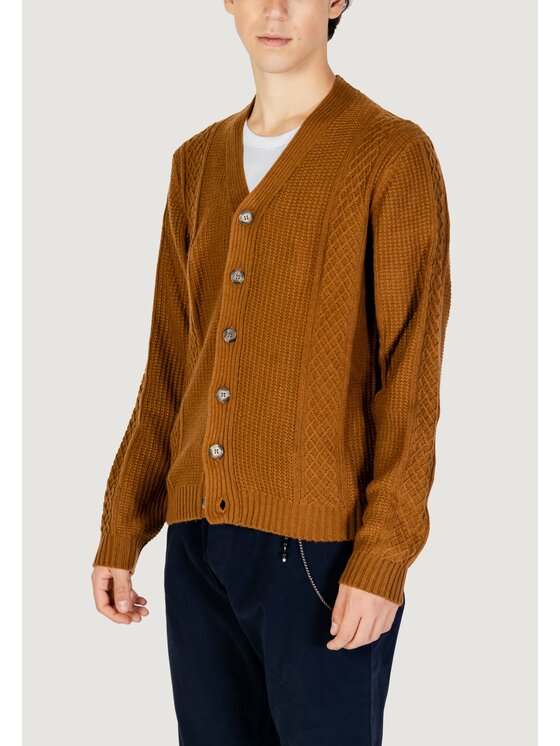 HAMAKI-HO HAMAKI-HO Cardigan MI3114H Beige Regular Fit