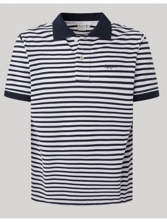 Pepe Jeans Pepe Jeans Polokošile PM542153 800 Bílá Regular Fit