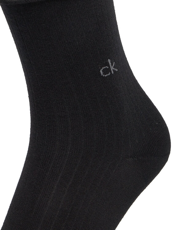 Calvin Klein Calvin Klein Dlhé ponožky 701229681 Čierna