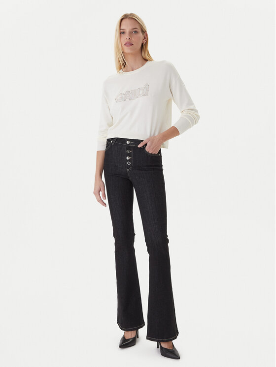 Gaudi Gaudi Jeansy 521BD26006 Černá Flare Fit