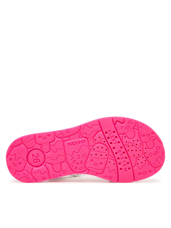 Geox Geox Sandále J Sandal Joyfoot Gir J65P1C 000HH C1441 M Biela