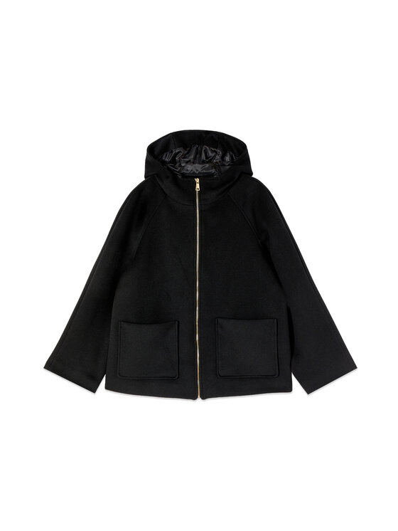 Oltre Oltre Płaszcz zimowy 8131J000292N033 Czarny Regular Fit
