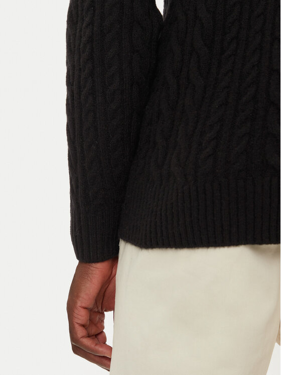 Guess Guess Πουλόβερ M4BR11 Z3HA2 Μαύρο Regular Fit