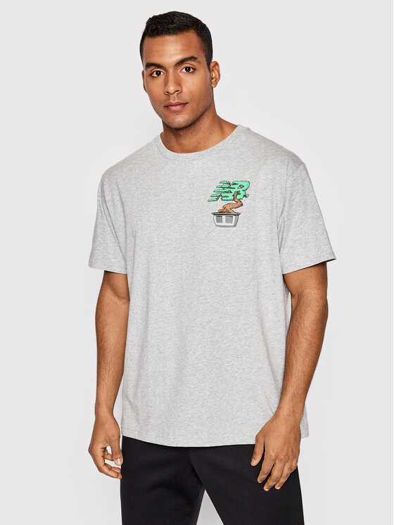 New Balance T-shirt MT21567 Siva Relaxed Fit