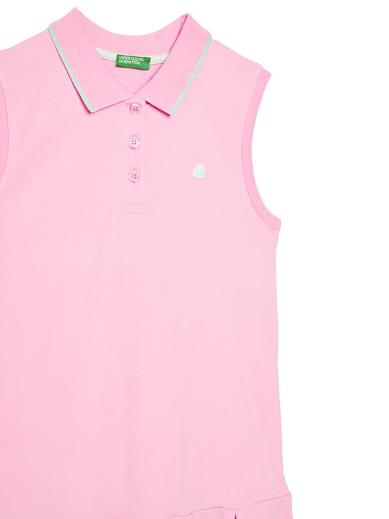 United Colors Of Benetton United Colors Of Benetton Vestito da giorno 3F9HCV012 Rosa Regular Fit