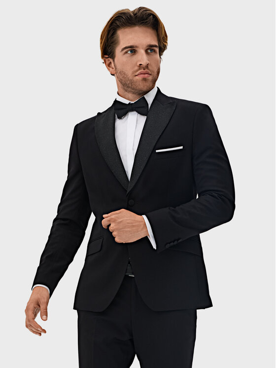 Evenemen Evenemen Garnitur Piedro Nero Czarny Slim Fit