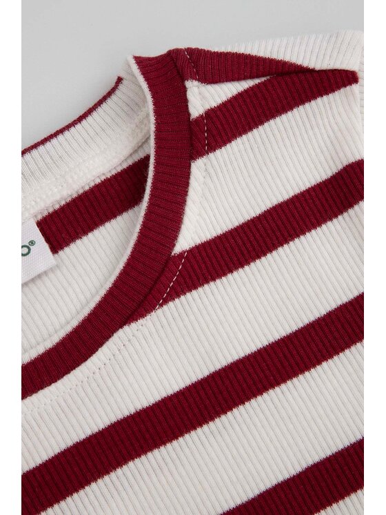 Coccodrillo Coccodrillo Tričko WC6143202GGK-017 Bordová Regular Fit