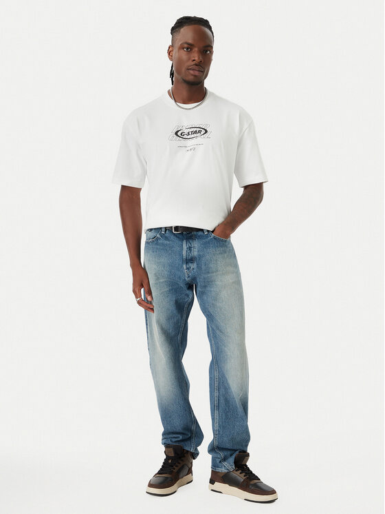 G-Star Raw G-Star Raw Тишърт Hyper D29377-E385 Бял Relaxed Fit