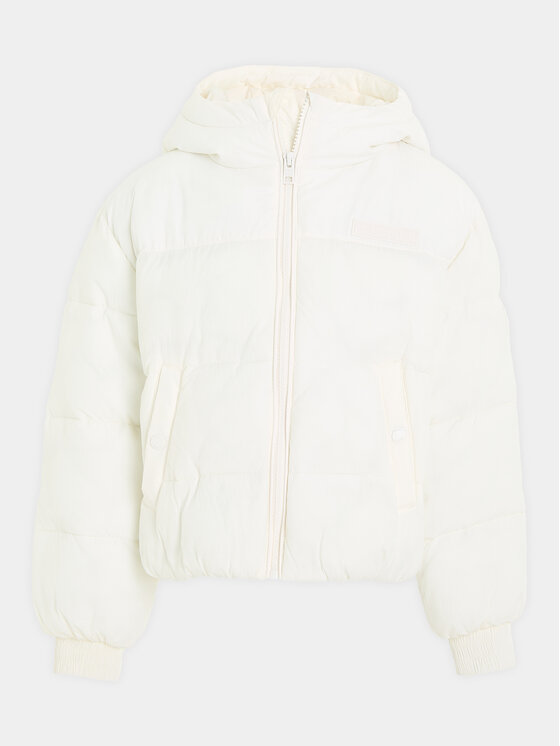 Tommy Hilfiger Tommy Hilfiger Зимно яке New York KG0KG07551 Бял Relaxed Fit