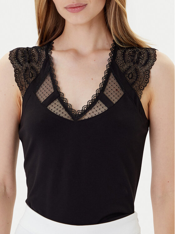 Morgan Morgan Bluse 252-DEMYL Schwarz Regular Fit