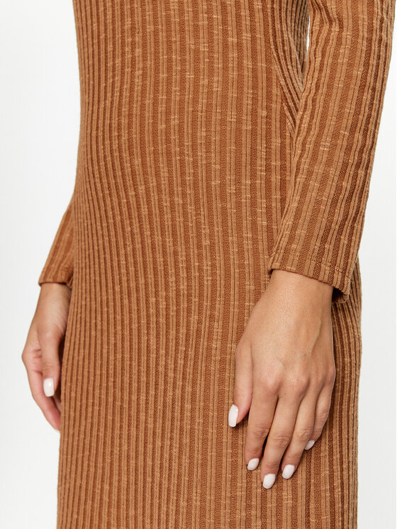 JDY JDY Трикотажна сукня 15297404 Коричневий Regular Fit