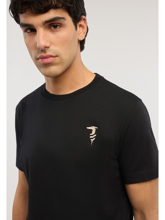 Trussardi Trussardi T-Shirt G0568000127N033 Czarny Regular Fit