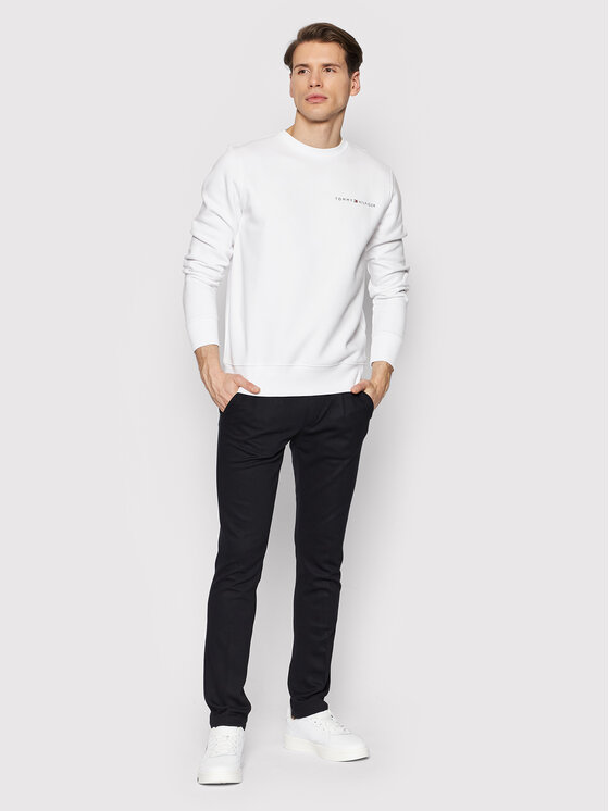 Tommy Hilfiger Tommy Hilfiger Sweatshirt Multi Placement MW0MW22199 Weiß Regular Fit