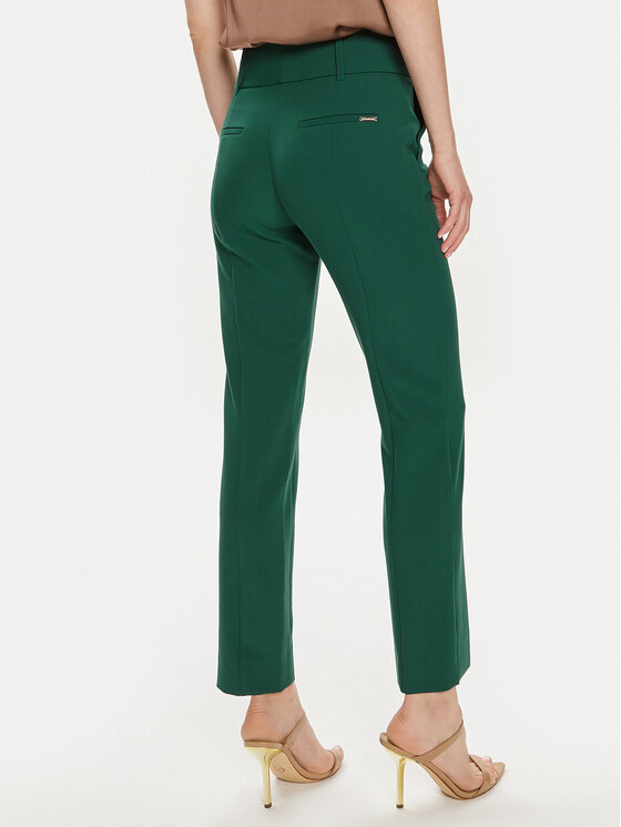 Marciano Guess Marciano Guess Hlače iz tkanine Shelly 3BGB28 7046A Zelena Skinny Fit