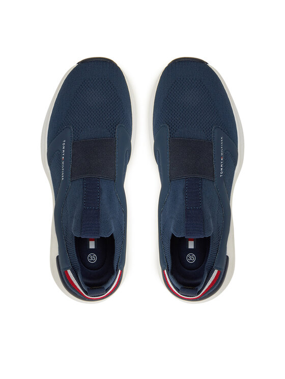 Tommy Hilfiger Tommy Hilfiger Sneakersy T3X9-33880-1219800 Granatowy