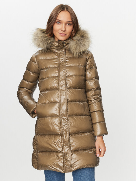 Hetregó Hetregó Pehelykabát Lilith 8K726M 23WD05 Barna Regular Fit