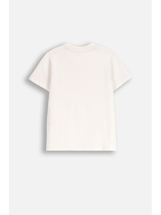 Coccodrillo Coccodrillo T-Shirt ZC5143205ABJ-003 Écru Regular Fit